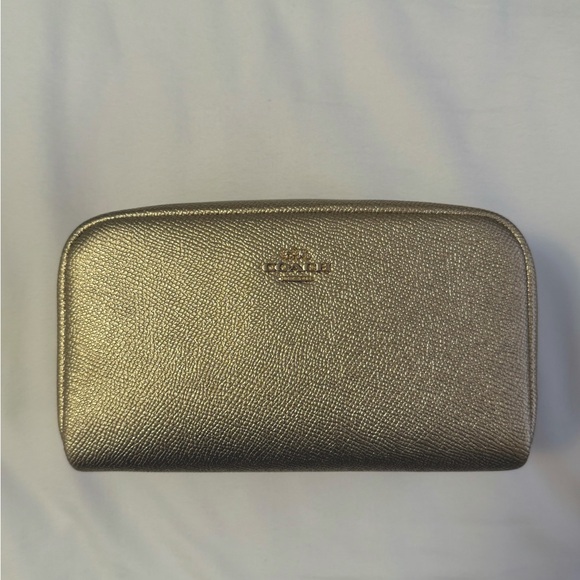 Coach Metallic Cosmetic Bag - Picture 1 of 14